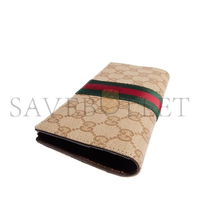GUCCI LONG WALLET WITH WEB 876047 (19*10*2cm)